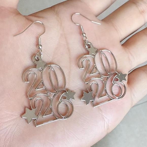 2026 Star Earrings (NWT) - Picture 2 of 2
